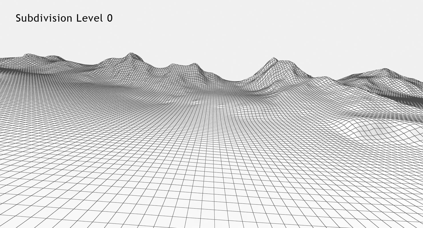 Поверхность стационарная. 3в Макс сетка гор. Сеточная модель рельефа. 3d модель ландшафта. Рельефная сетка.
